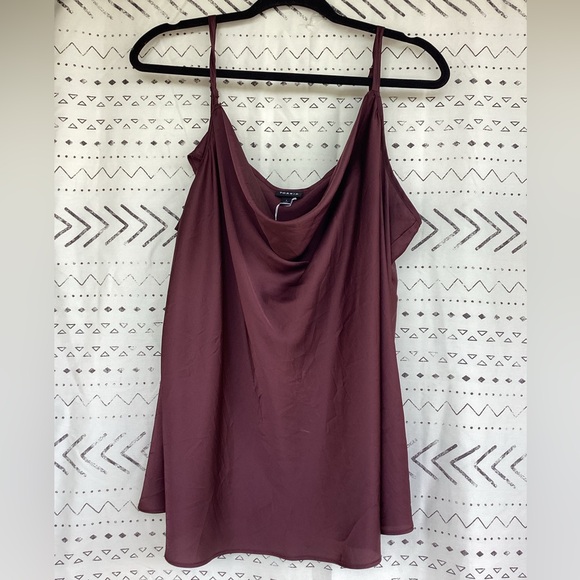 NWOT Torrid Sz 1 Burgundy Purple Challis/Ava Cami - Picture 5 of 8